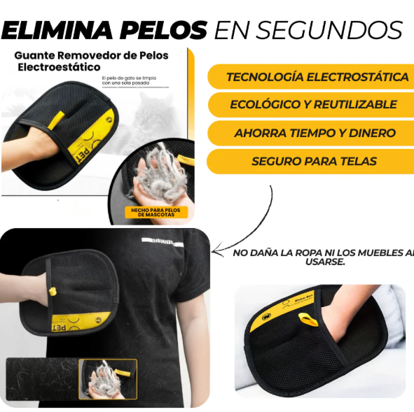 Guante Removedor de Pelos