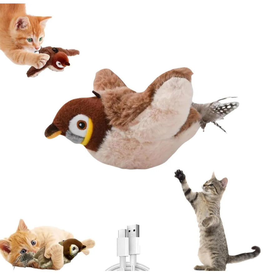 Pájaro Juguete Volador para Gato